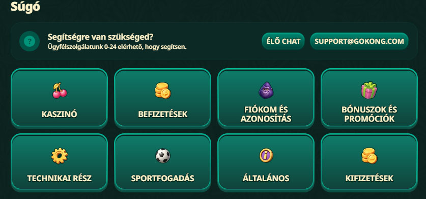 GoKong Casino Customer Service