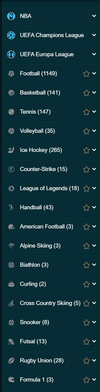 MyEmpireCasino Sportfogadás Options