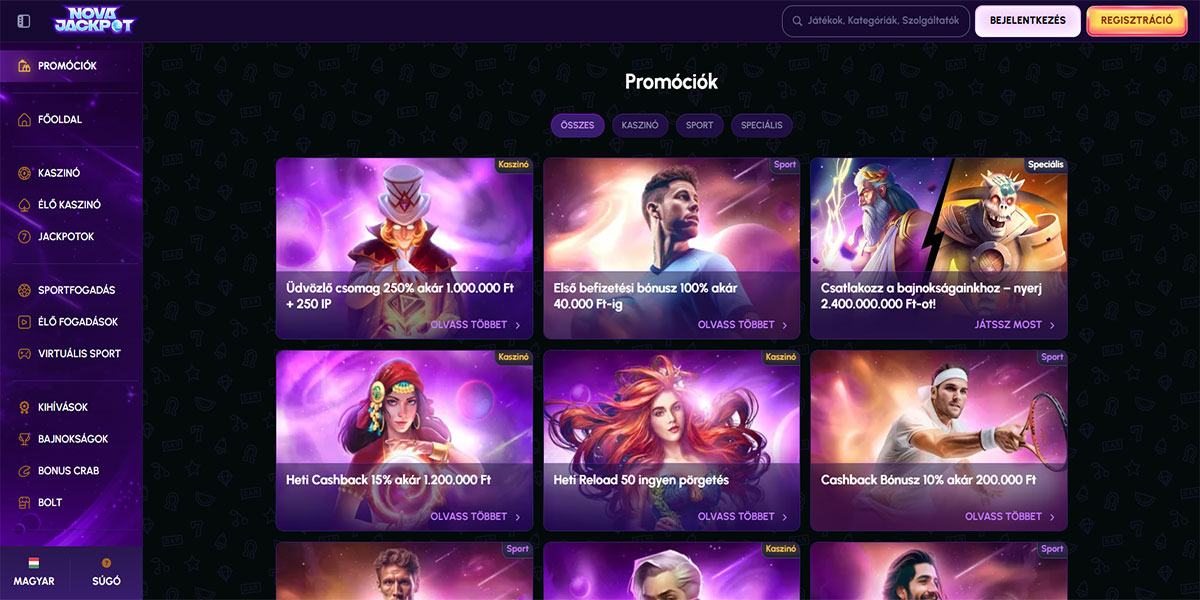 NovaJackpots-Bonuses