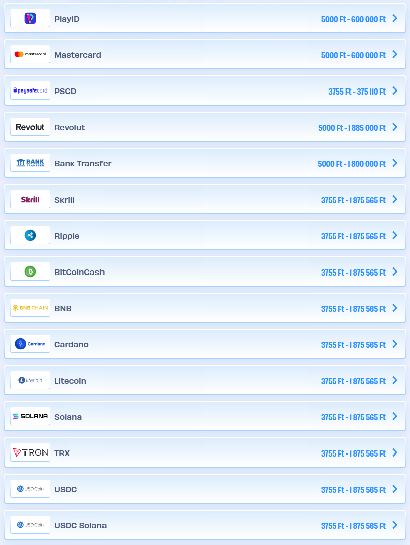 OnlySpins Kaszino Payments