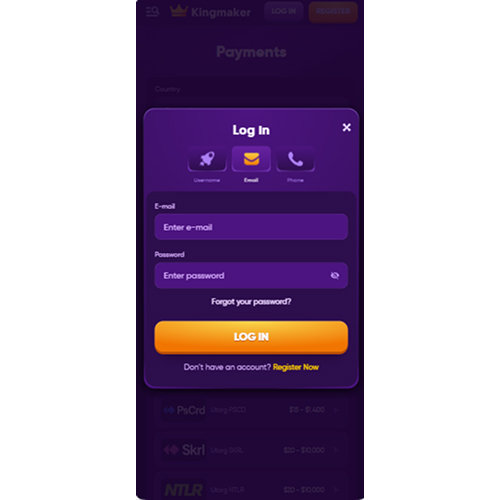 Kingmaker Kaszinó Bejelentkezés