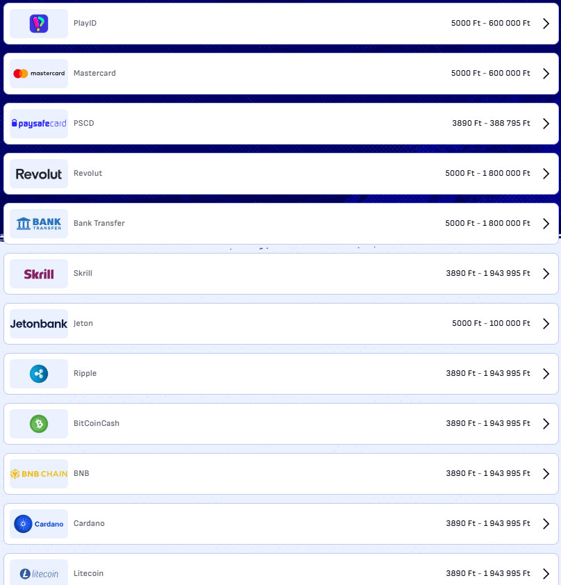 Bankonbet-Casino-Payments