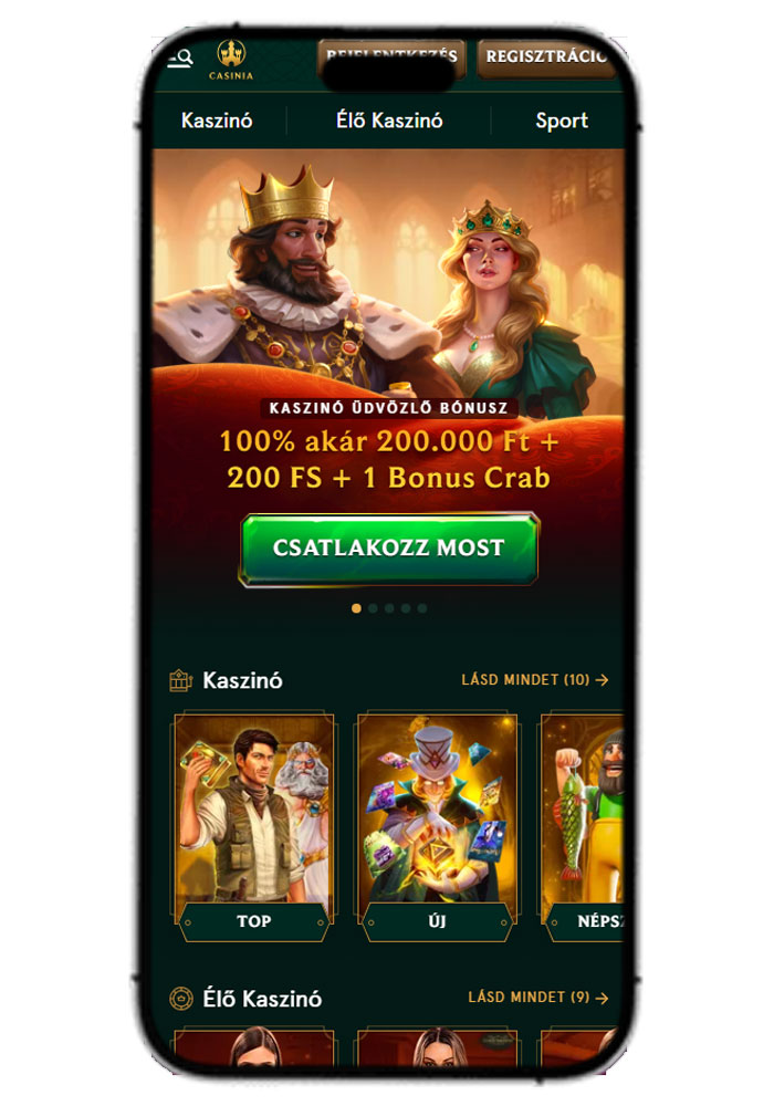 Casinia Casino Mobile