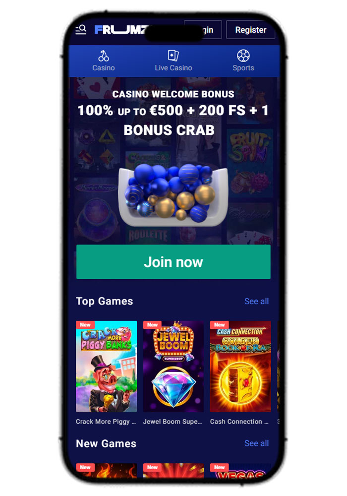 Frumzi Kaszino VIP Mobile