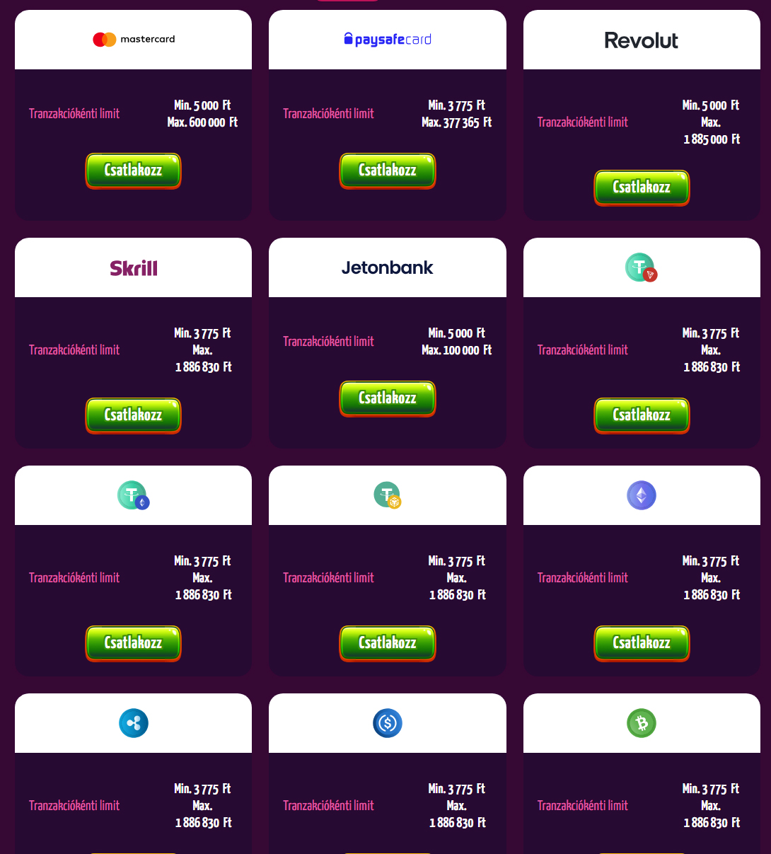 Joker8 Kaszino Payments