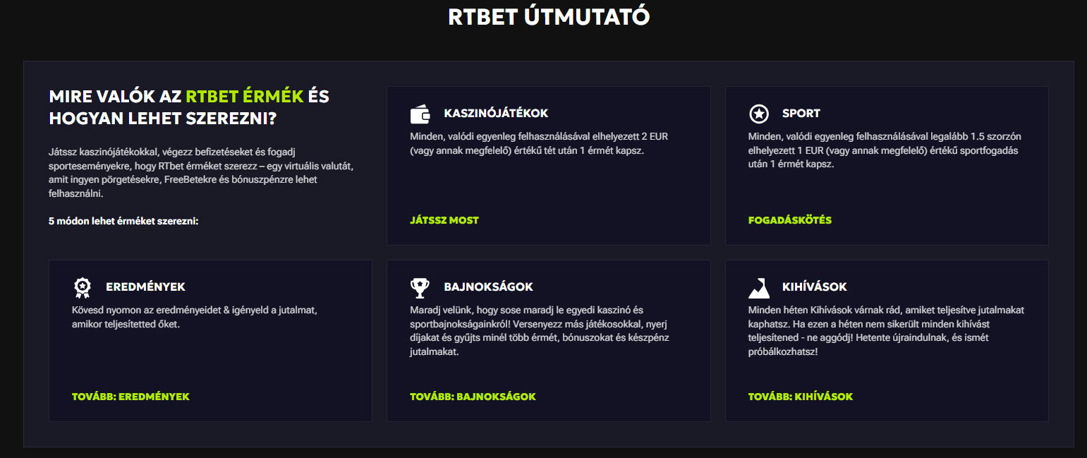 RTBet Kaszinó Help