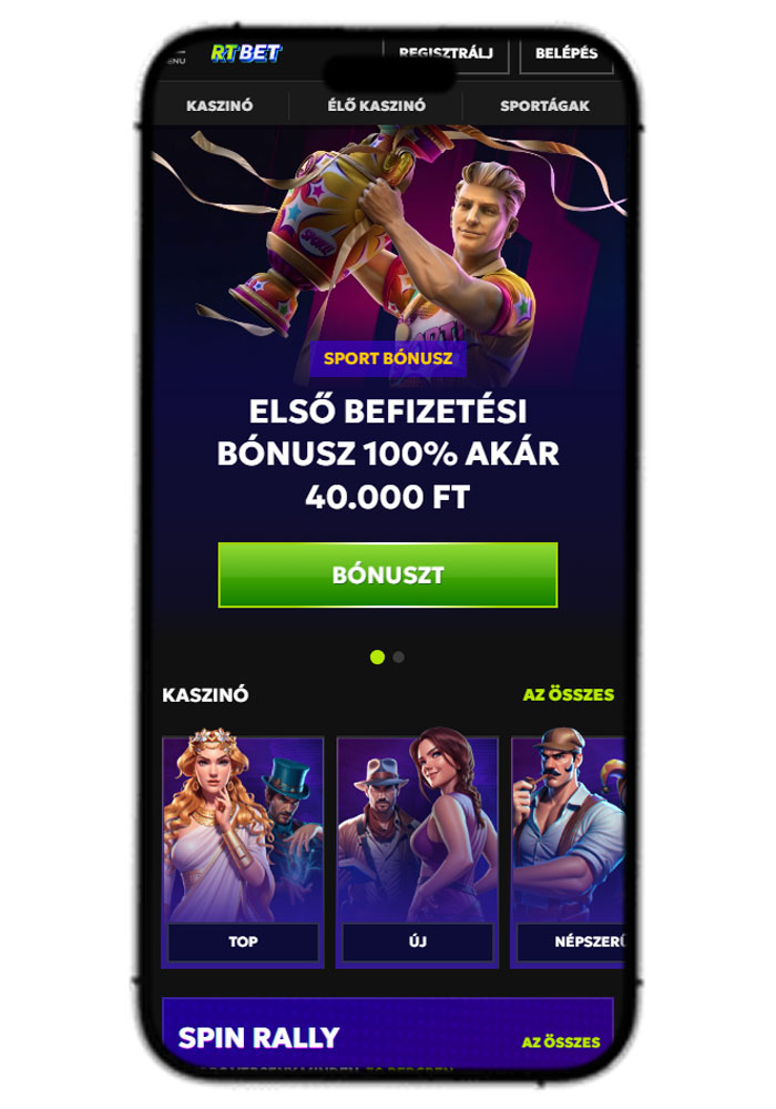 RTBet Kaszinó Mobile