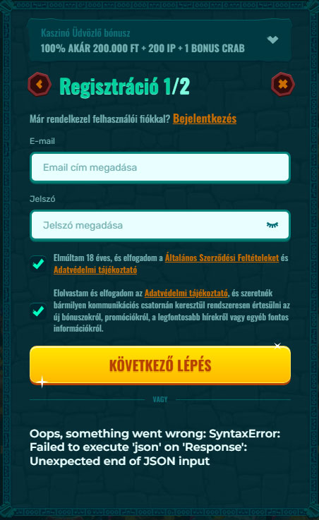 Spinanga Kaszino Register