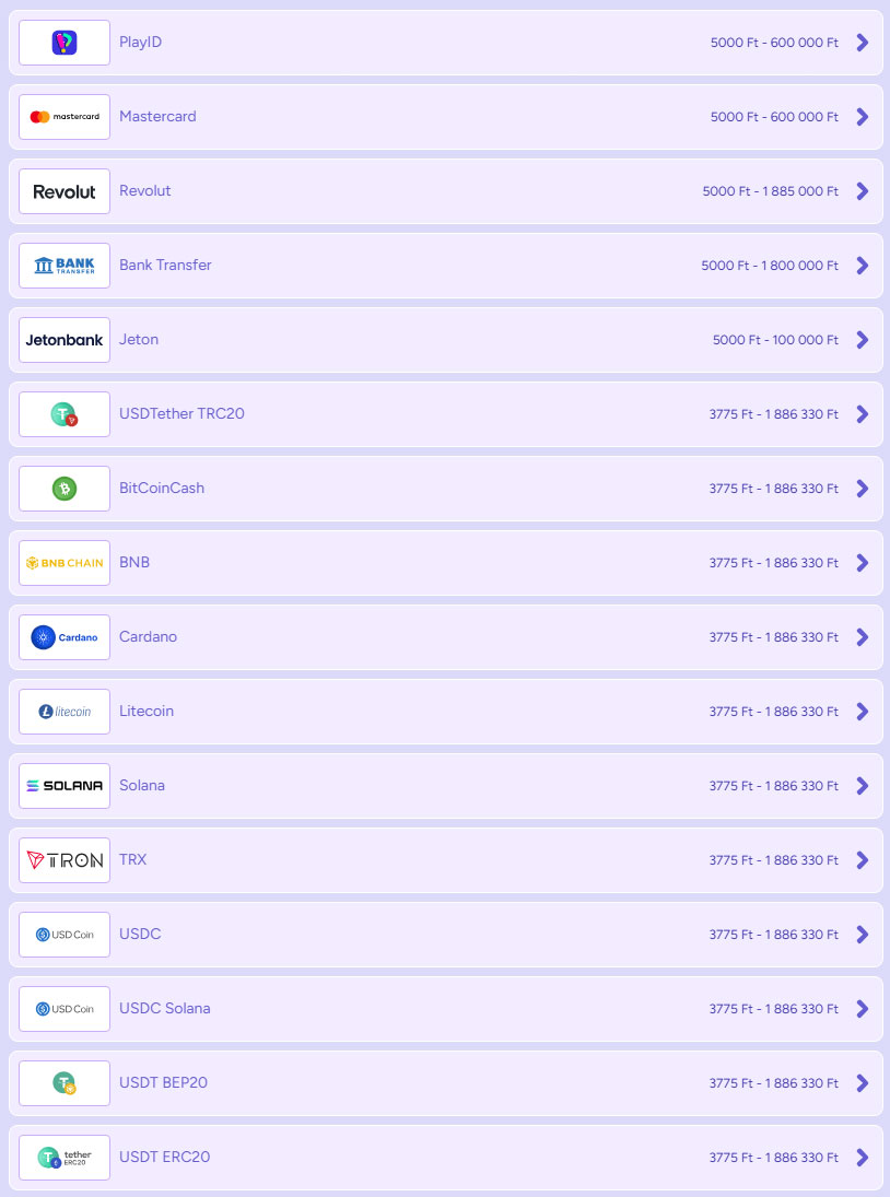 Spinbara Kaszino Payments