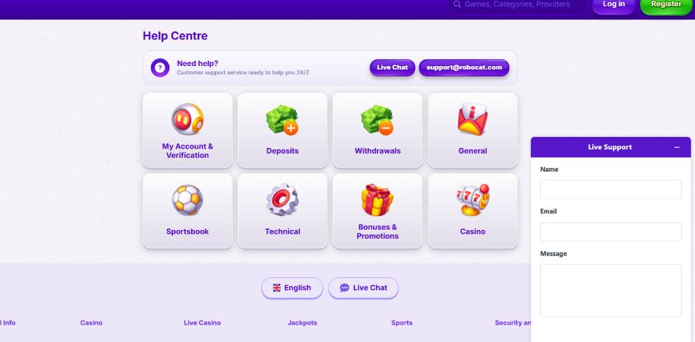 robocat-casino-customer-support