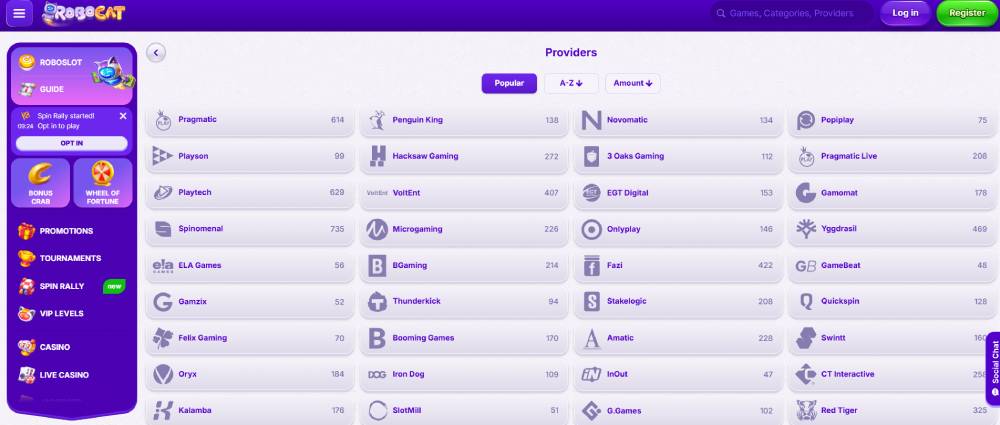 robocat-casino-slot-providers
