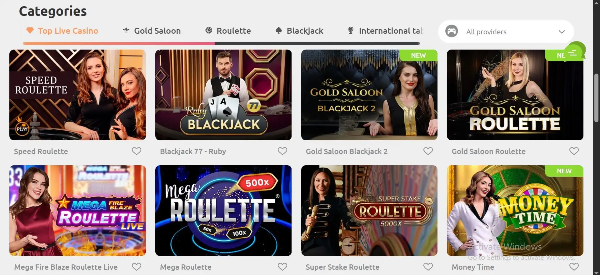 cadoola casino live games