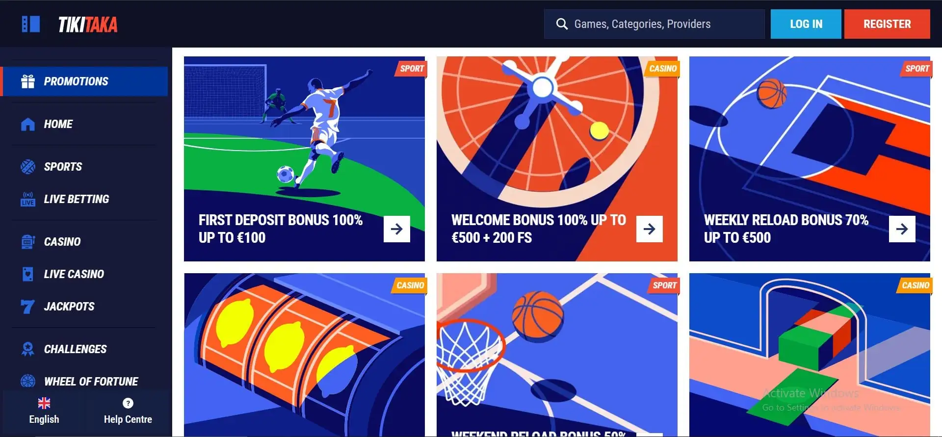 tikitaka casino promotions