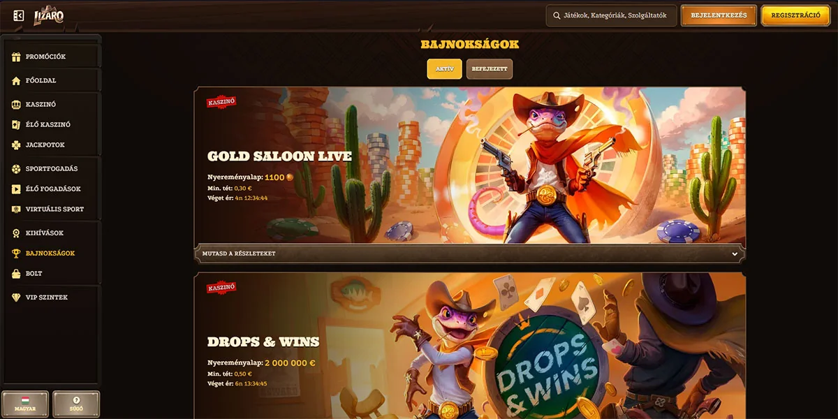 Lizaro Casino Tournaments