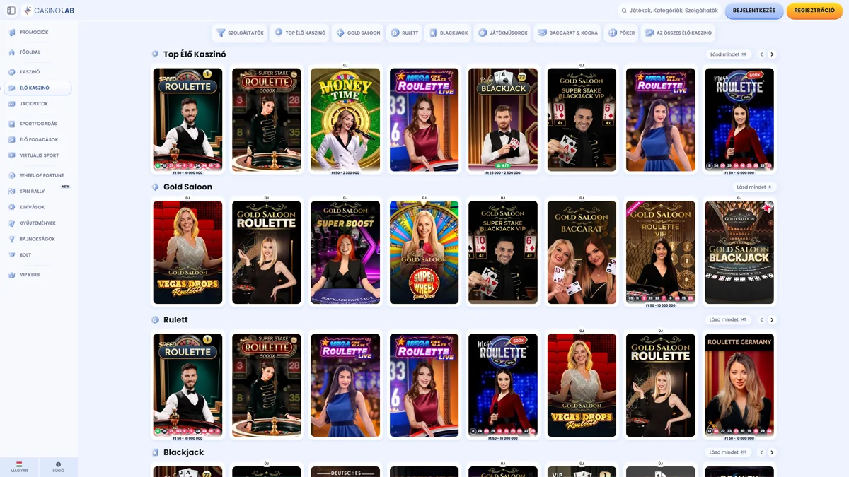 CasinoLab Live Casino Games