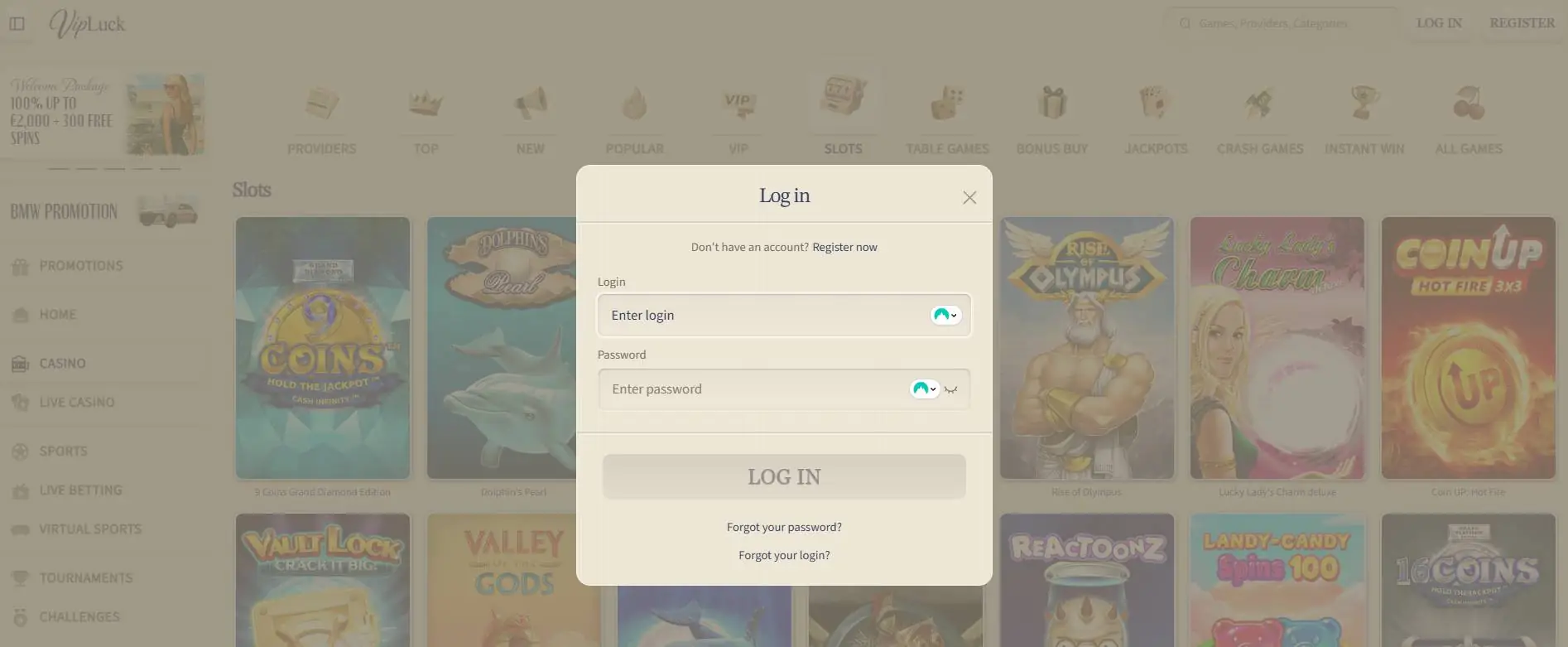 vip-luck-casino-login